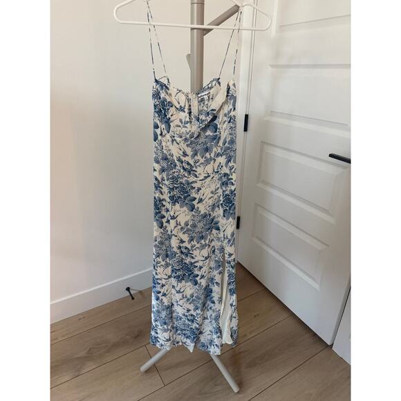 Reformation Juliette Dress in Pompadour Size 10 - Picture 2 of 15